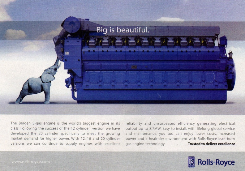 A Rolls-Royce diesel engine with a Woodward state-of-the-art hydraulic governor system.